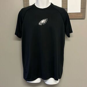 NFL Under Armour Combine Black Short Sleeve Philadelphia Eagles Short- Medium